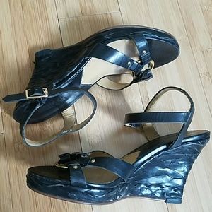 Retro Y2K MICHAEL Michael Kors Leather Wedge